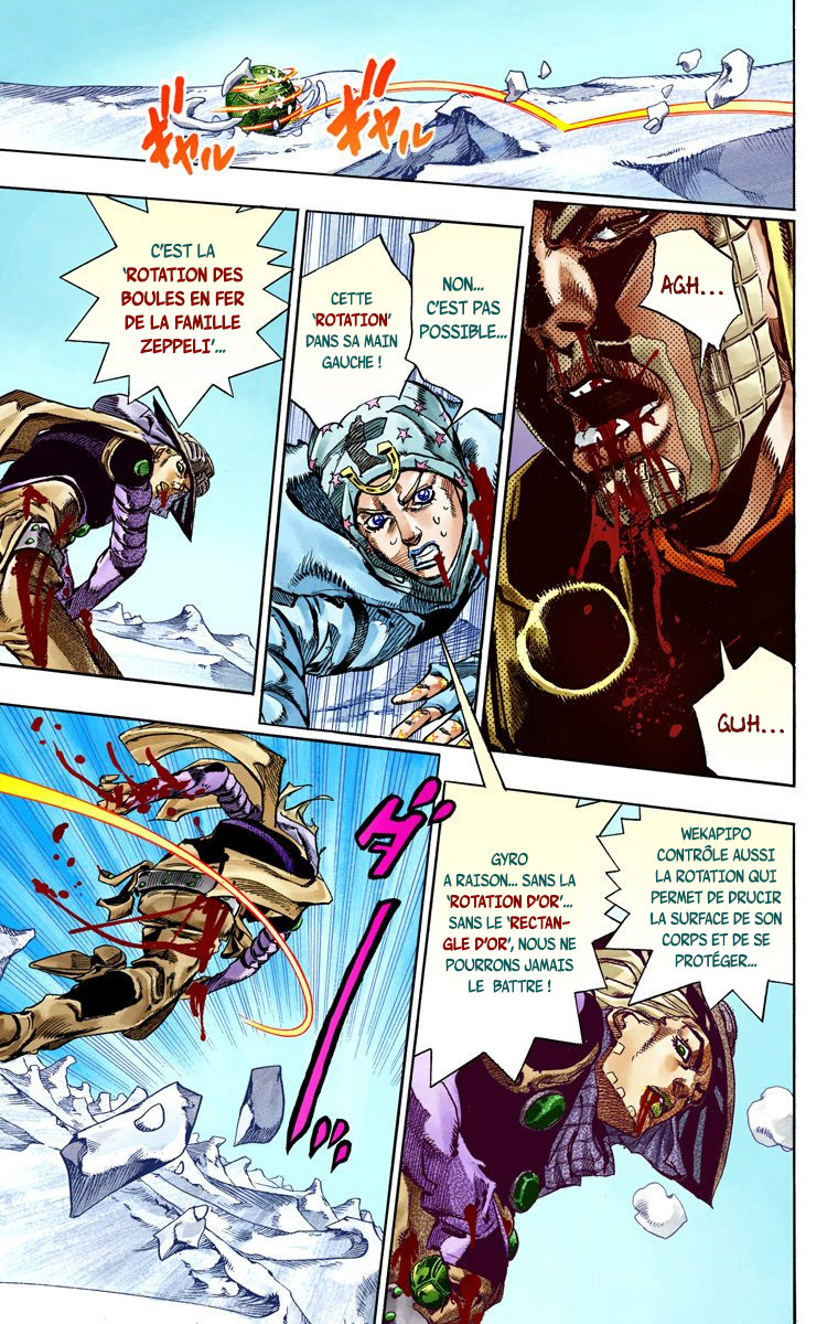 Read JoJo's Bizarre Adventure Part 7 Steel Ball Run Official Colored FR Manga Online