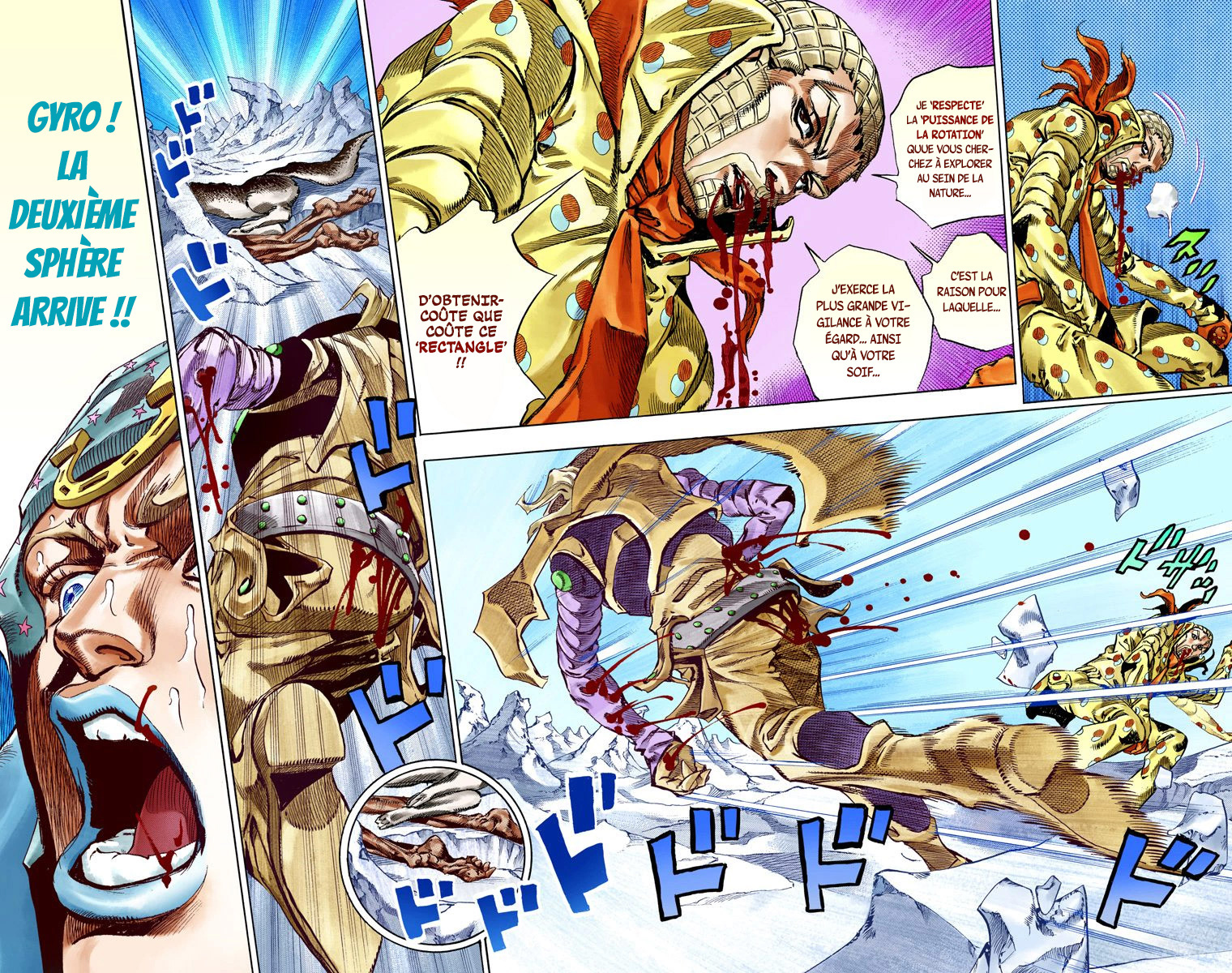 Read JoJo's Bizarre Adventure Part 7 Steel Ball Run Official Colored FR Manga Online