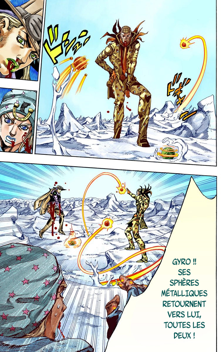Read JoJo's Bizarre Adventure Part 7 Steel Ball Run Official Colored FR Manga Online