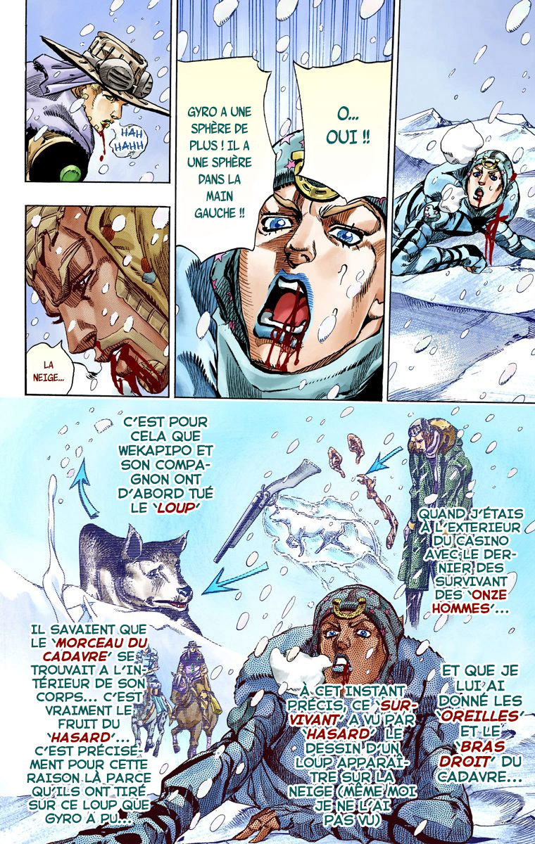 Read JoJo's Bizarre Adventure Part 7 Steel Ball Run Official Colored FR Manga Online
