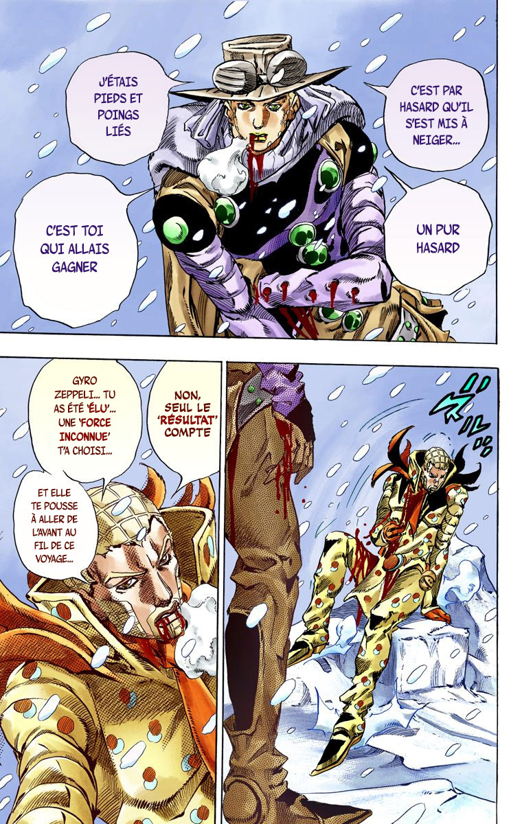 Read JoJo's Bizarre Adventure Part 7 Steel Ball Run Official Colored FR Manga Online