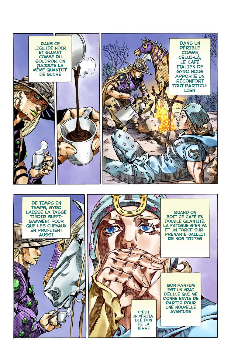 Read JoJo's Bizarre Adventure Part 7 Steel Ball Run Official Colored FR Manga Online