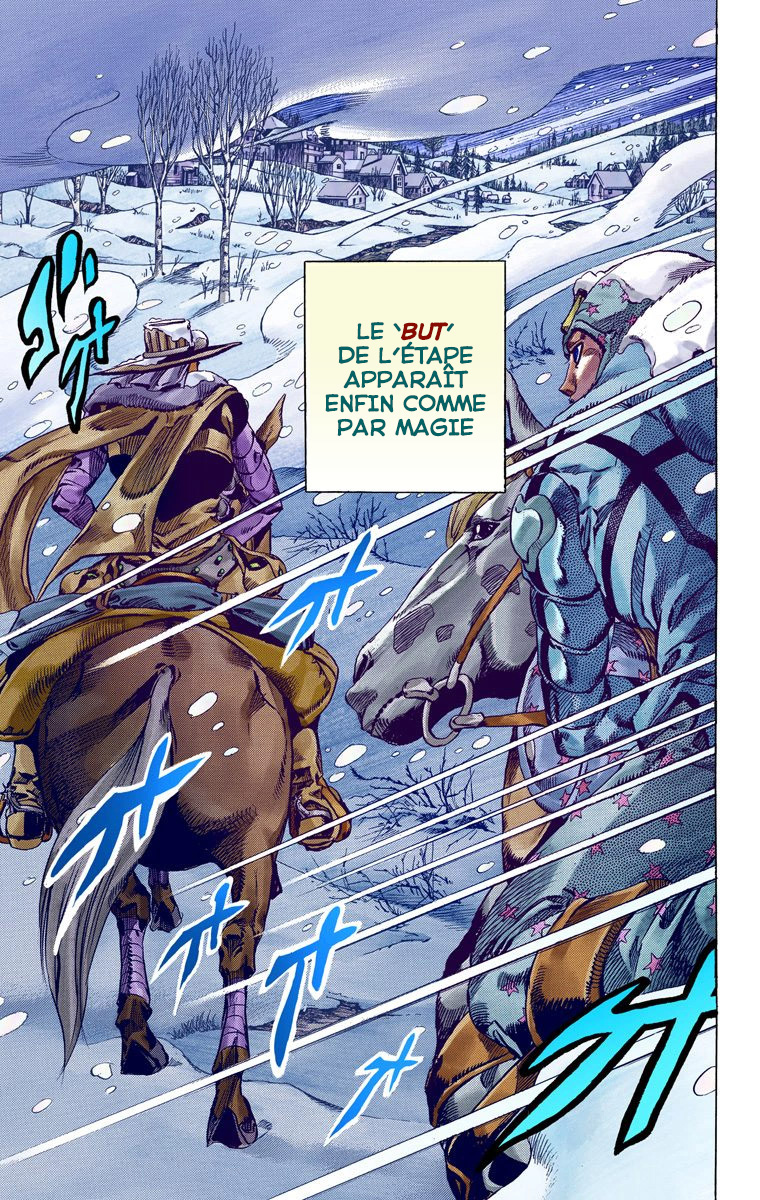 Read JoJo's Bizarre Adventure Part 7 Steel Ball Run Official Colored FR Manga Online