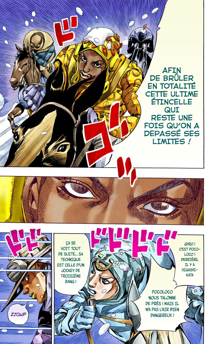 Read JoJo's Bizarre Adventure Part 7 Steel Ball Run Official Colored FR Manga Online