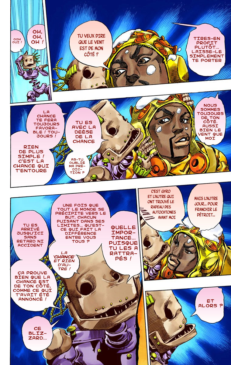 Read JoJo's Bizarre Adventure Part 7 Steel Ball Run Official Colored FR Manga Online