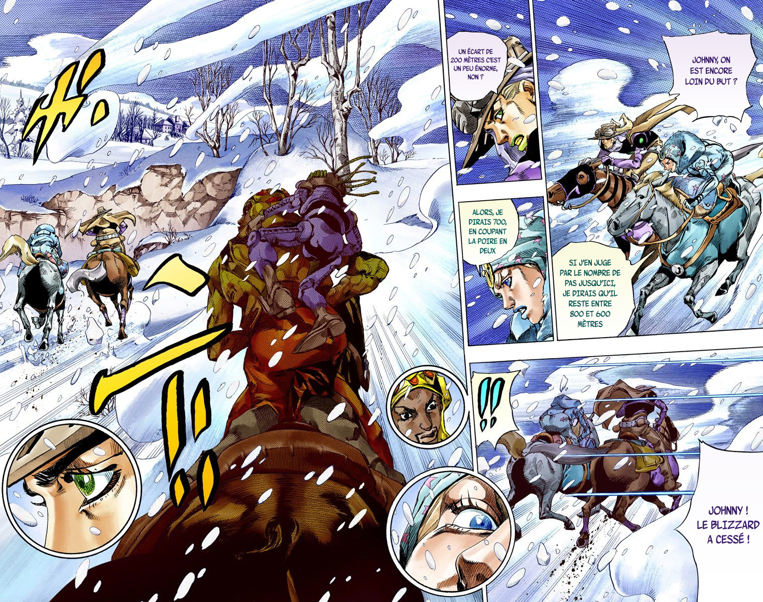 Read JoJo's Bizarre Adventure Part 7 Steel Ball Run Official Colored FR Manga Online