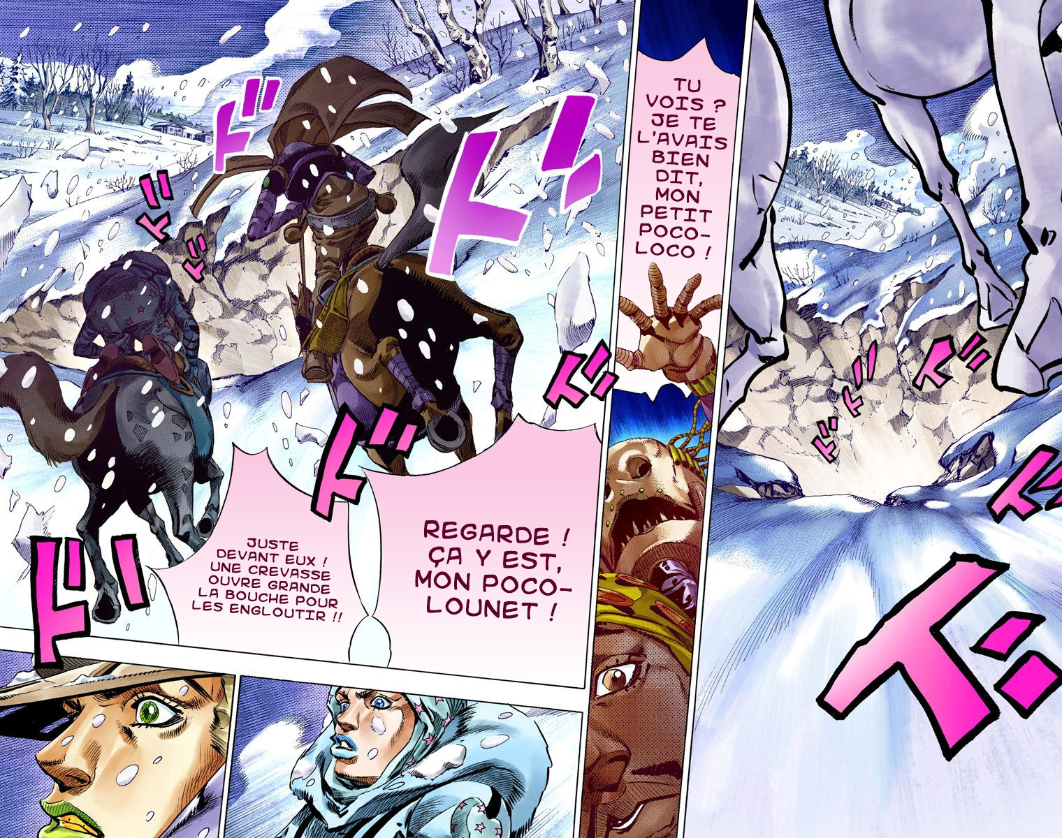 Read JoJo's Bizarre Adventure Part 7 Steel Ball Run Official Colored FR Manga Online