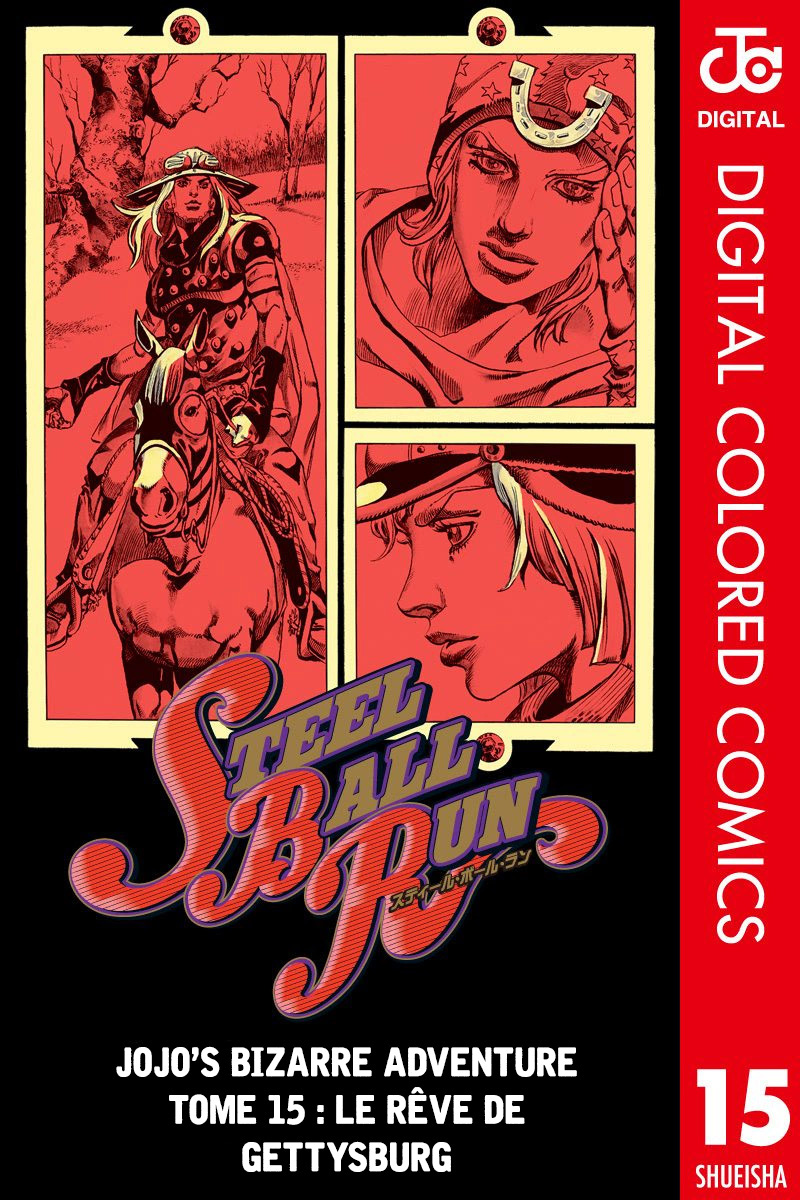 Read JoJo's Bizarre Adventure Part 7 Steel Ball Run Official Colored FR Manga Online