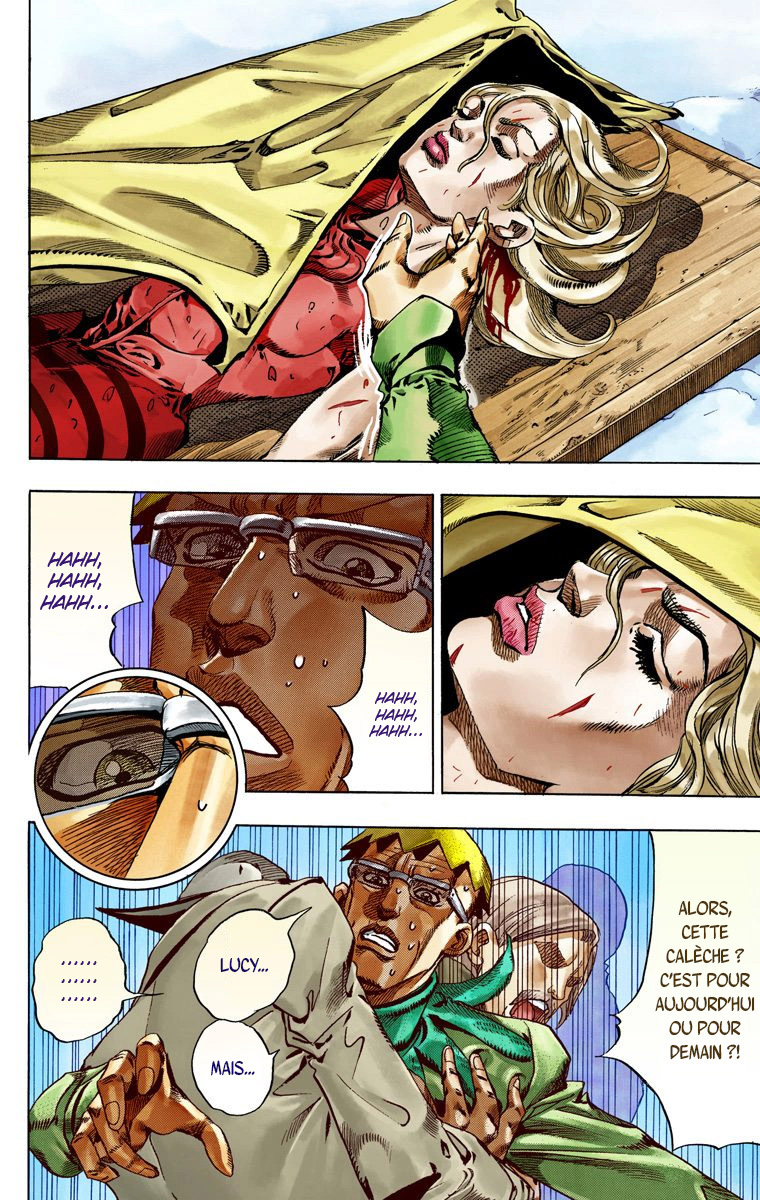 Read JoJo's Bizarre Adventure Part 7 Steel Ball Run Official Colored FR Manga Online