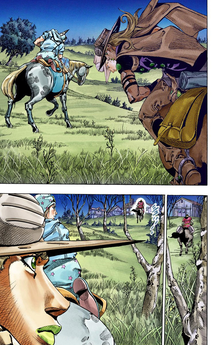 Read JoJo's Bizarre Adventure Part 7 Steel Ball Run Official Colored FR Manga Online
