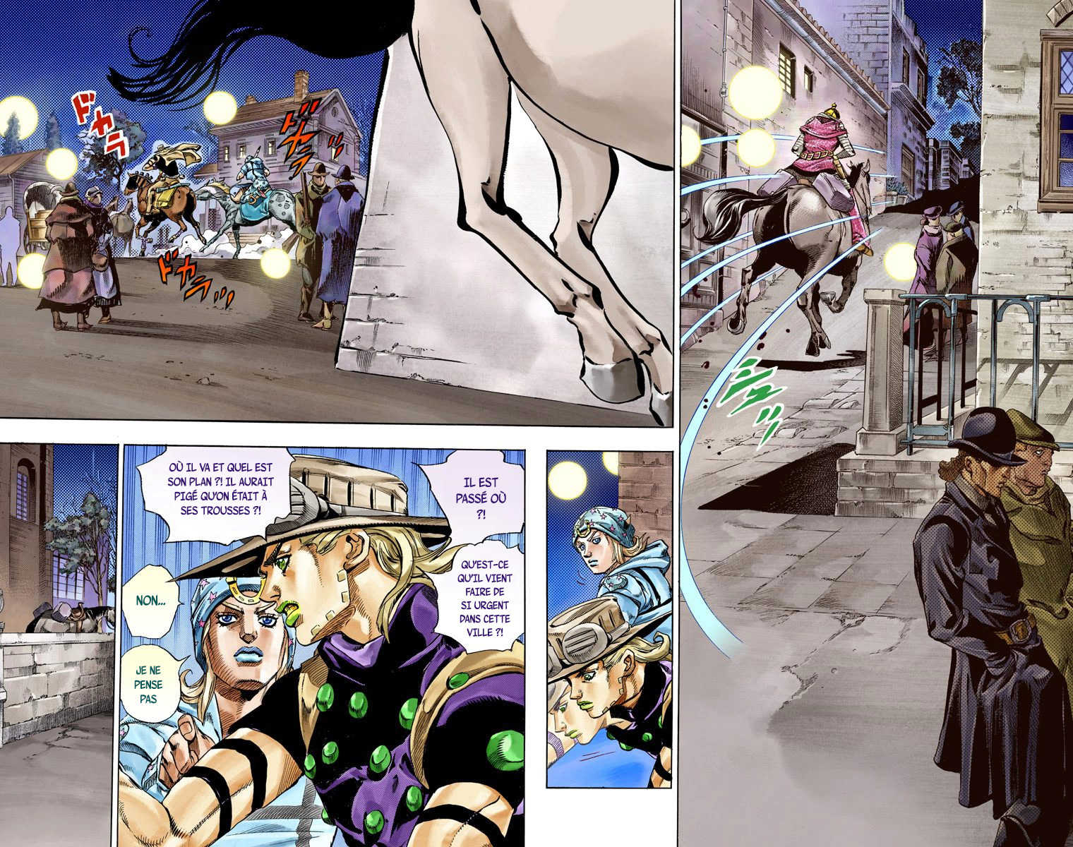 Read JoJo's Bizarre Adventure Part 7 Steel Ball Run Official Colored FR Manga Online