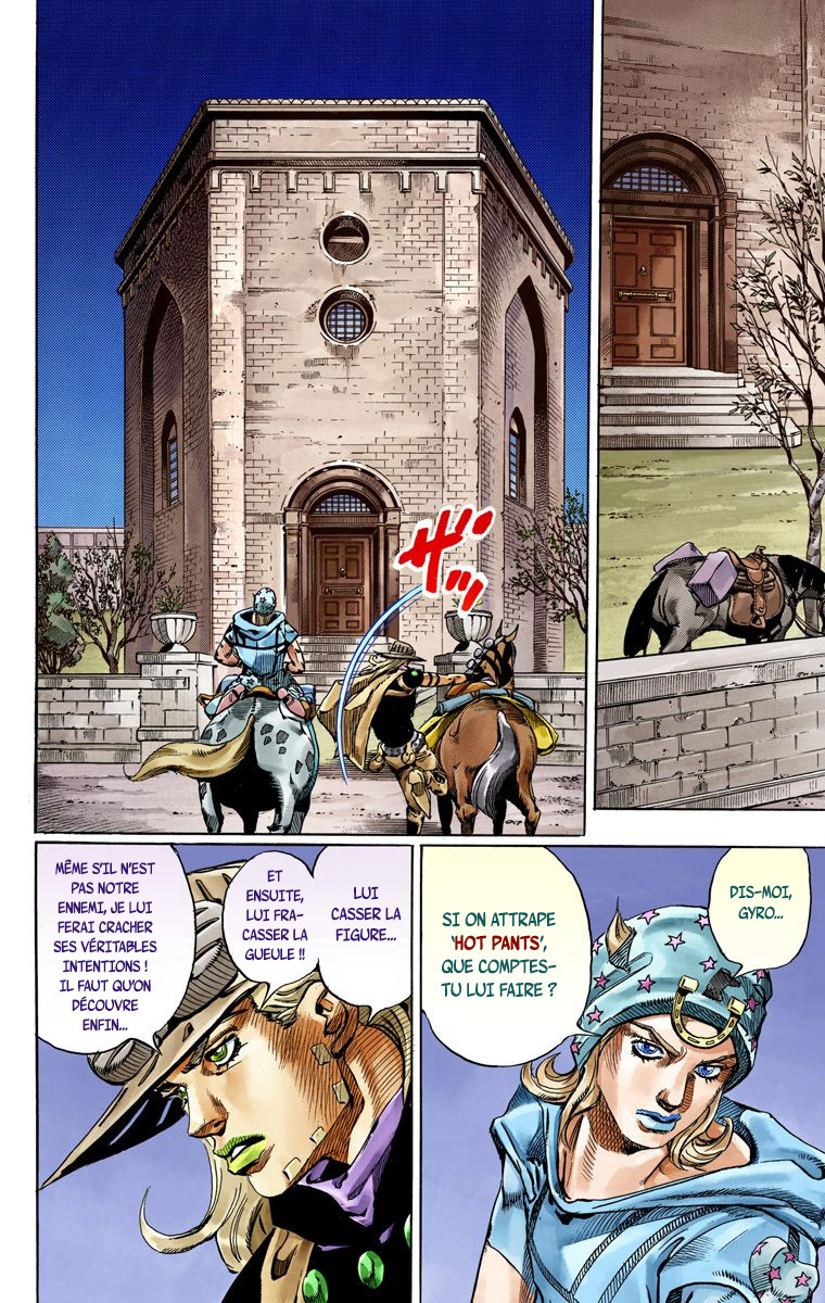 Read JoJo's Bizarre Adventure Part 7 Steel Ball Run Official Colored FR Manga Online
