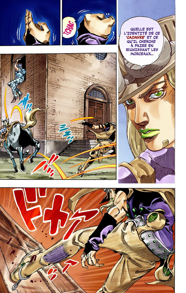 Read JoJo's Bizarre Adventure Part 7 Steel Ball Run Official Colored FR Manga Online