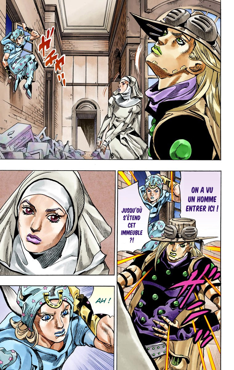 Read JoJo's Bizarre Adventure Part 7 Steel Ball Run Official Colored FR Manga Online