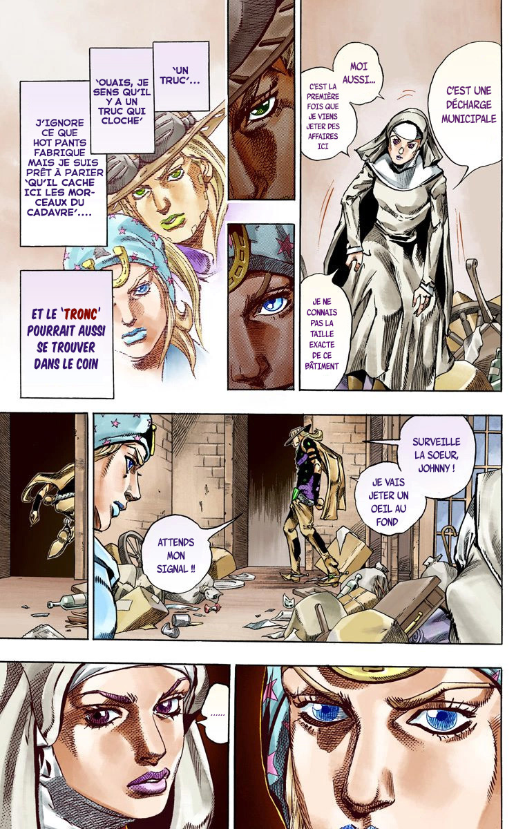 Read JoJo's Bizarre Adventure Part 7 Steel Ball Run Official Colored FR Manga Online
