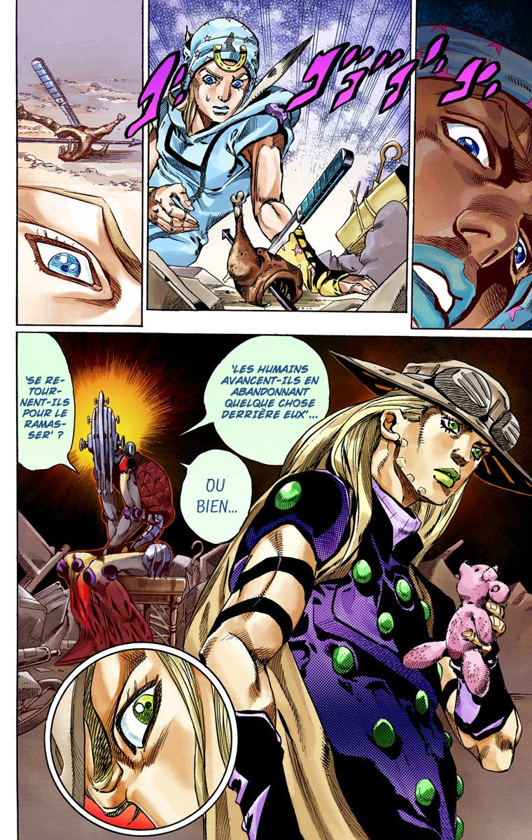Read JoJo's Bizarre Adventure Part 7 Steel Ball Run Official Colored FR Manga Online