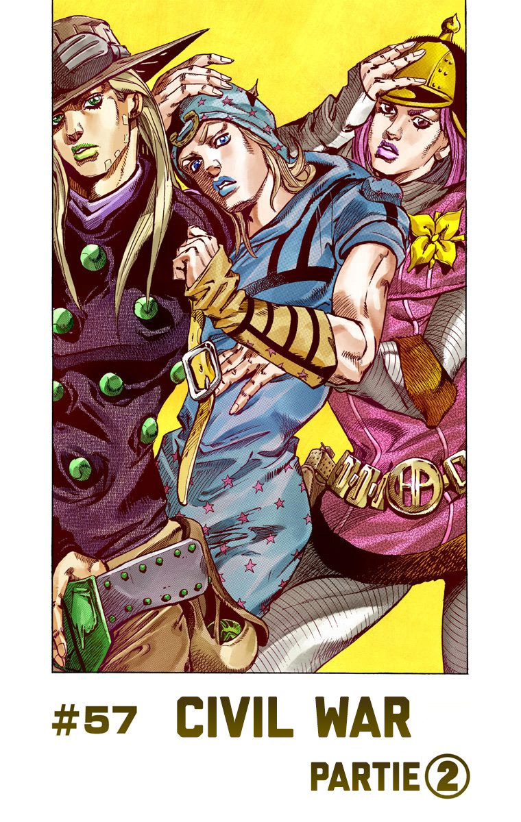 Read JoJo's Bizarre Adventure Part 7 Steel Ball Run Official Colored FR Manga Online