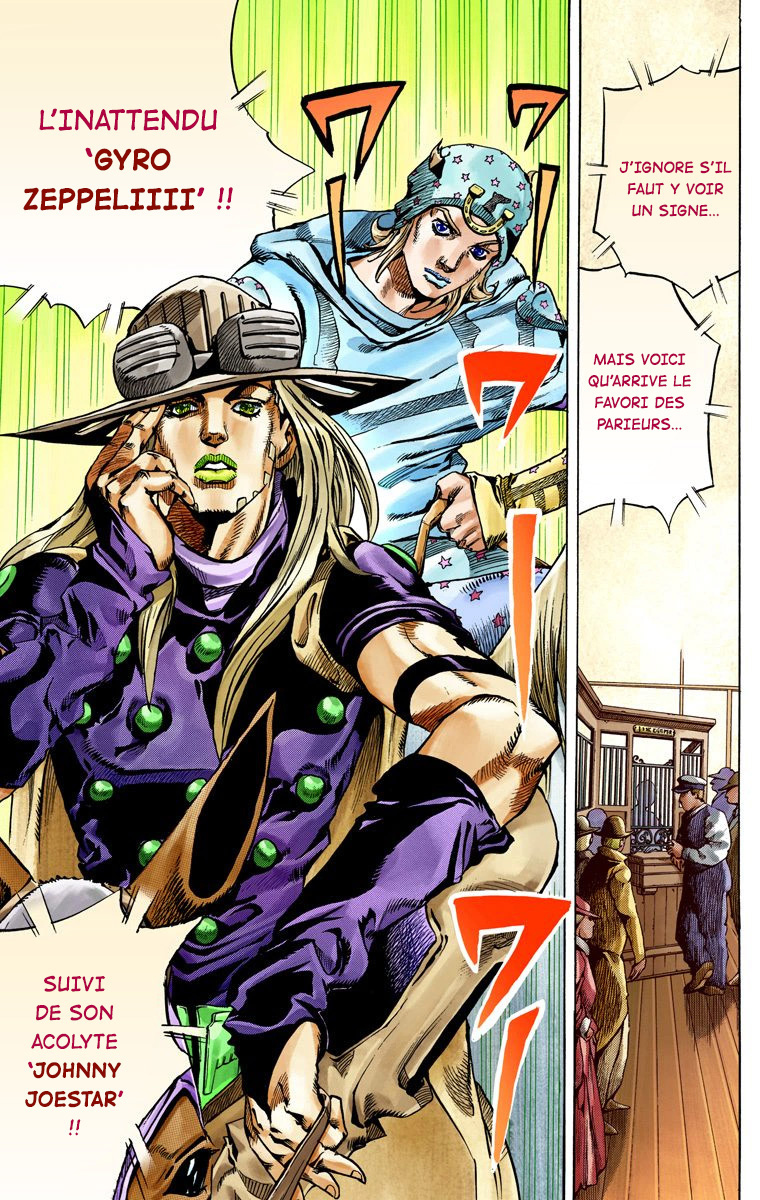 Read JoJo's Bizarre Adventure Part 7 Steel Ball Run Official Colored FR Manga Online
