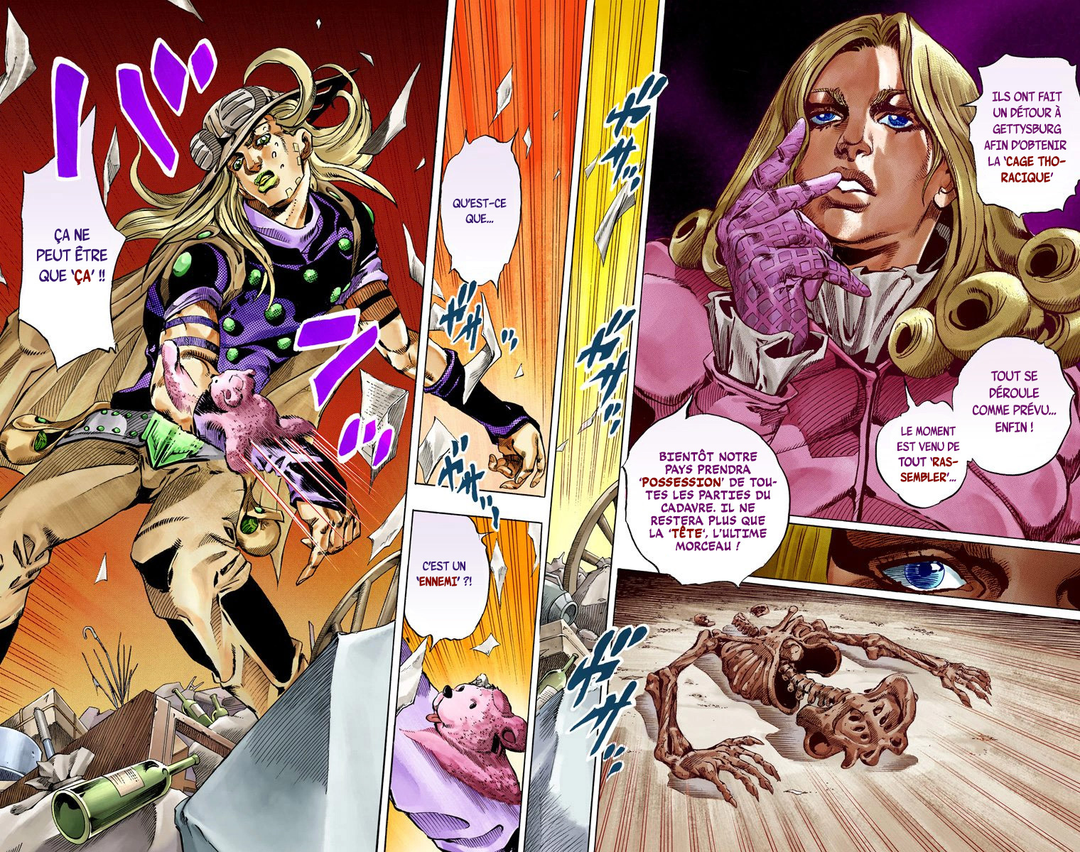 Read JoJo's Bizarre Adventure Part 7 Steel Ball Run Official Colored FR Manga Online