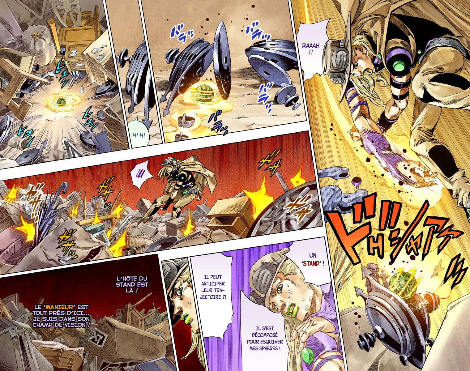 Read JoJo's Bizarre Adventure Part 7 Steel Ball Run Official Colored FR Manga Online