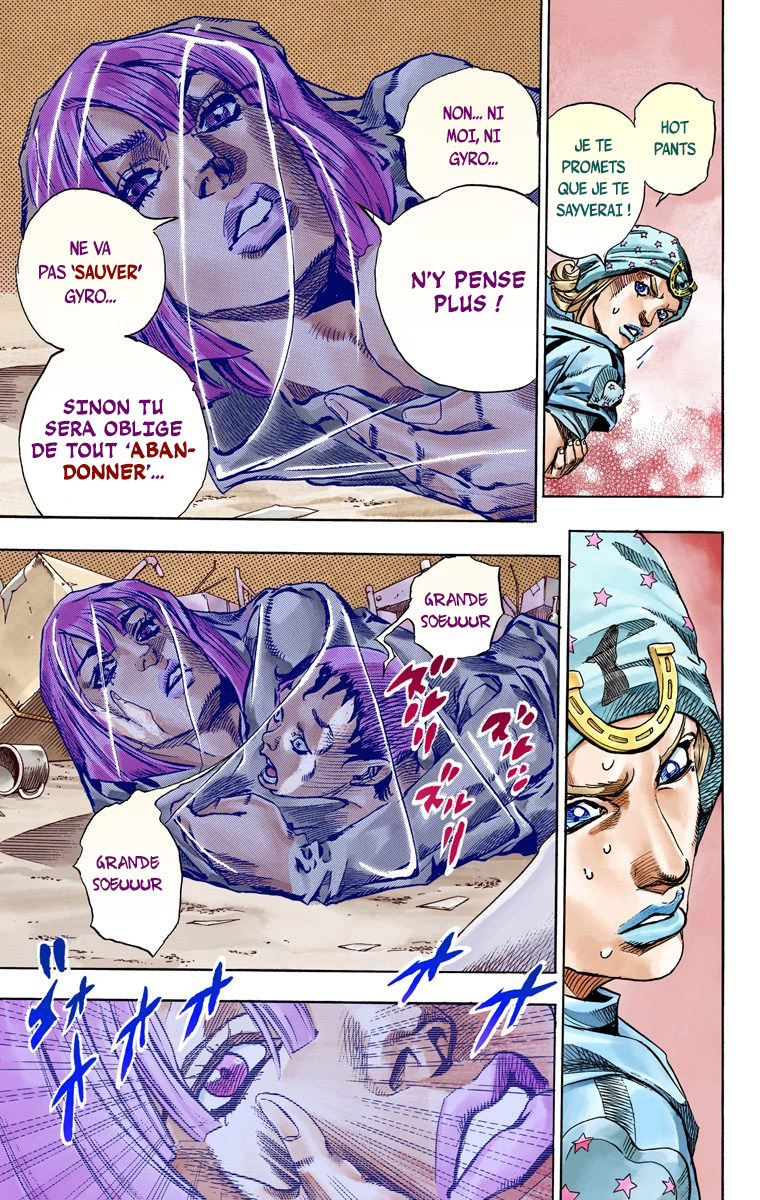 Read JoJo's Bizarre Adventure Part 7 Steel Ball Run Official Colored FR Manga Online