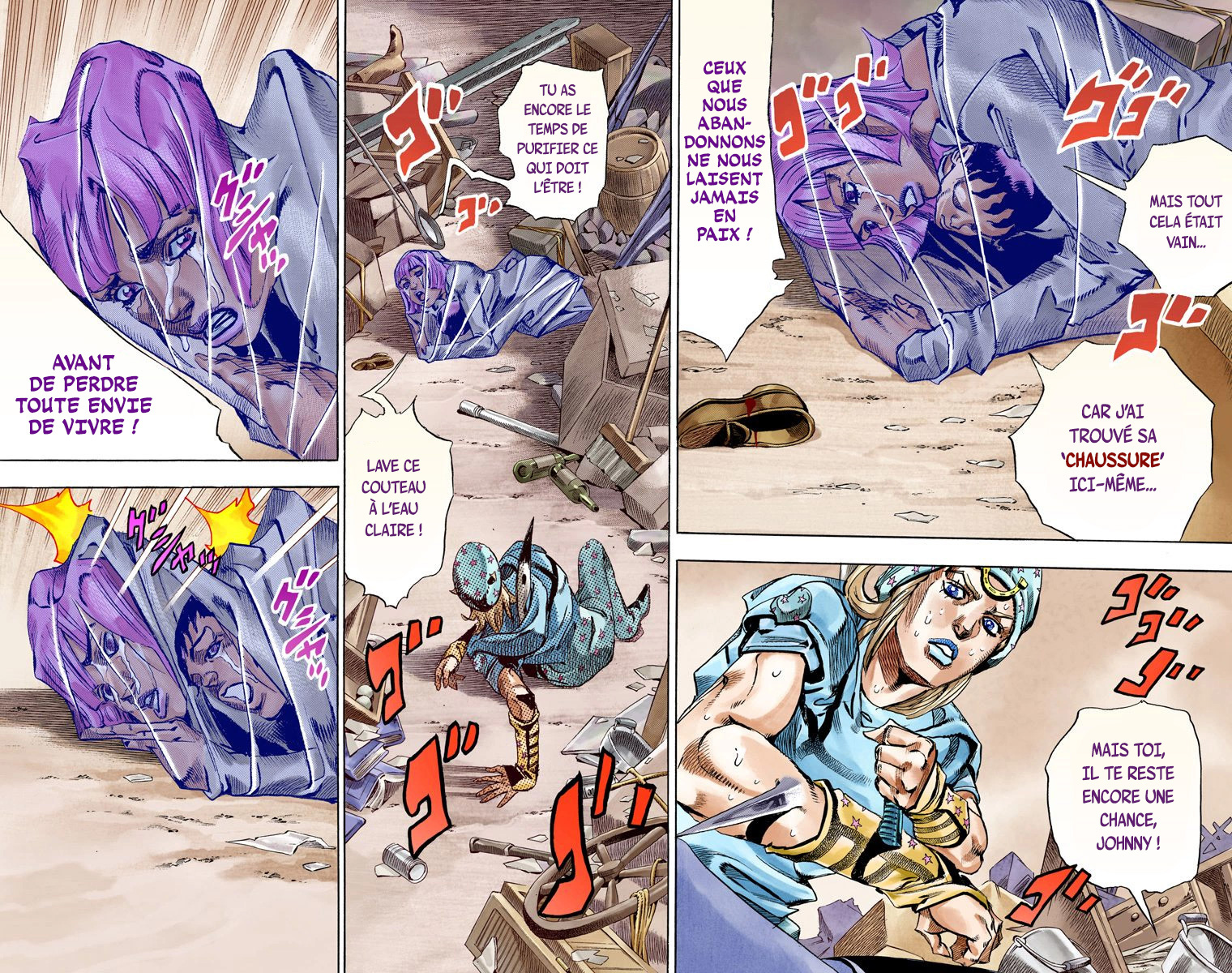Read JoJo's Bizarre Adventure Part 7 Steel Ball Run Official Colored FR Manga Online
