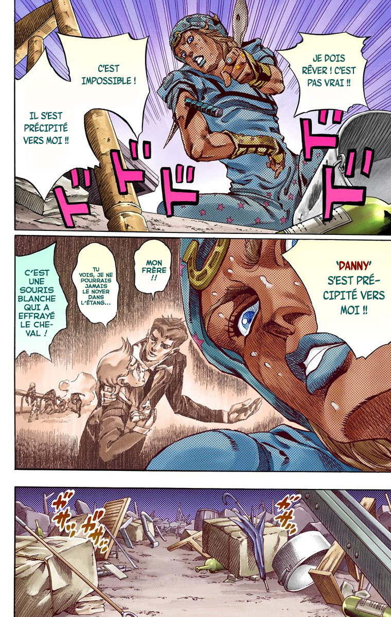 Read JoJo's Bizarre Adventure Part 7 Steel Ball Run Official Colored FR Manga Online