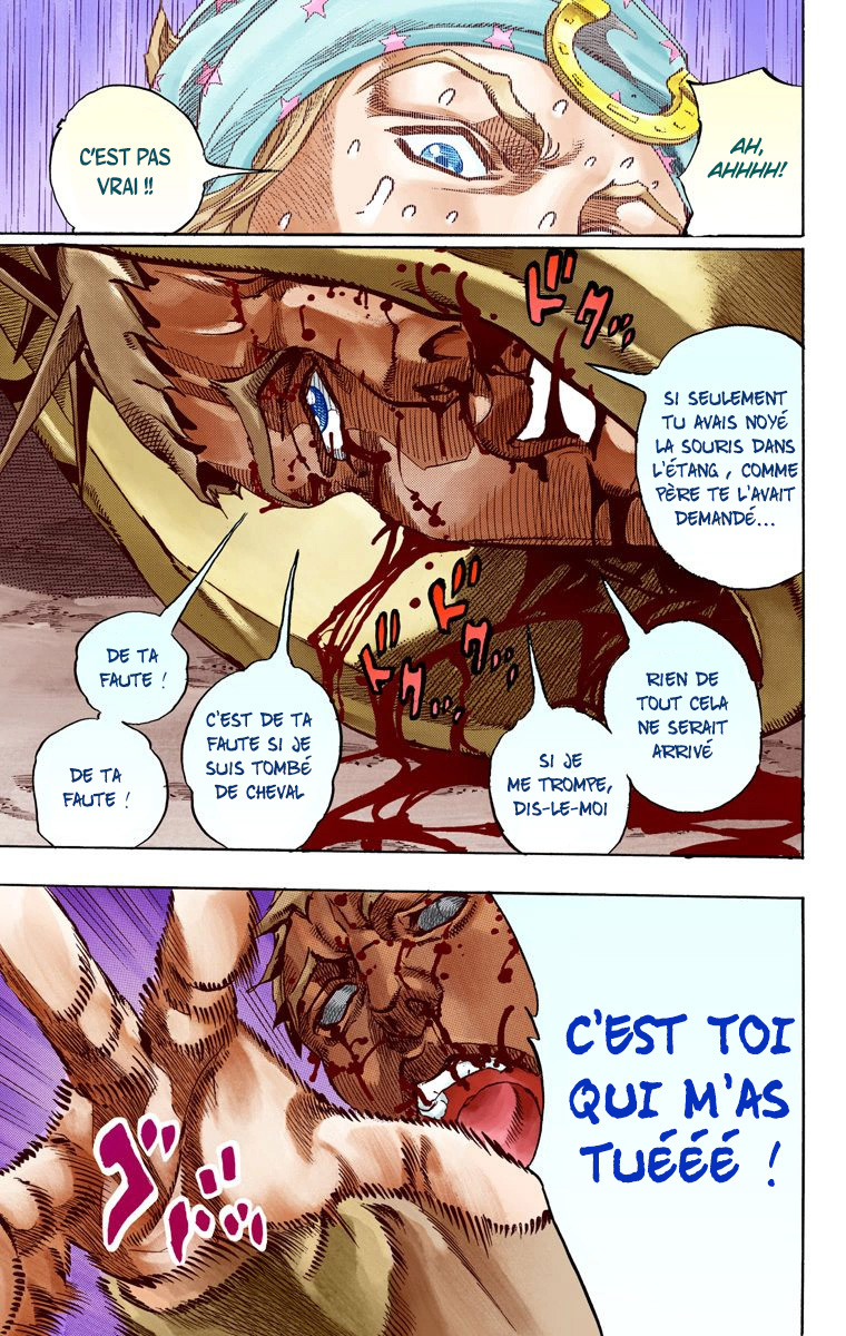 Read JoJo's Bizarre Adventure Part 7 Steel Ball Run Official Colored FR Manga Online