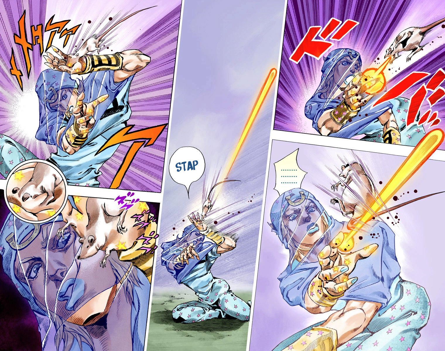 Read JoJo's Bizarre Adventure Part 7 Steel Ball Run Official Colored FR Manga Online