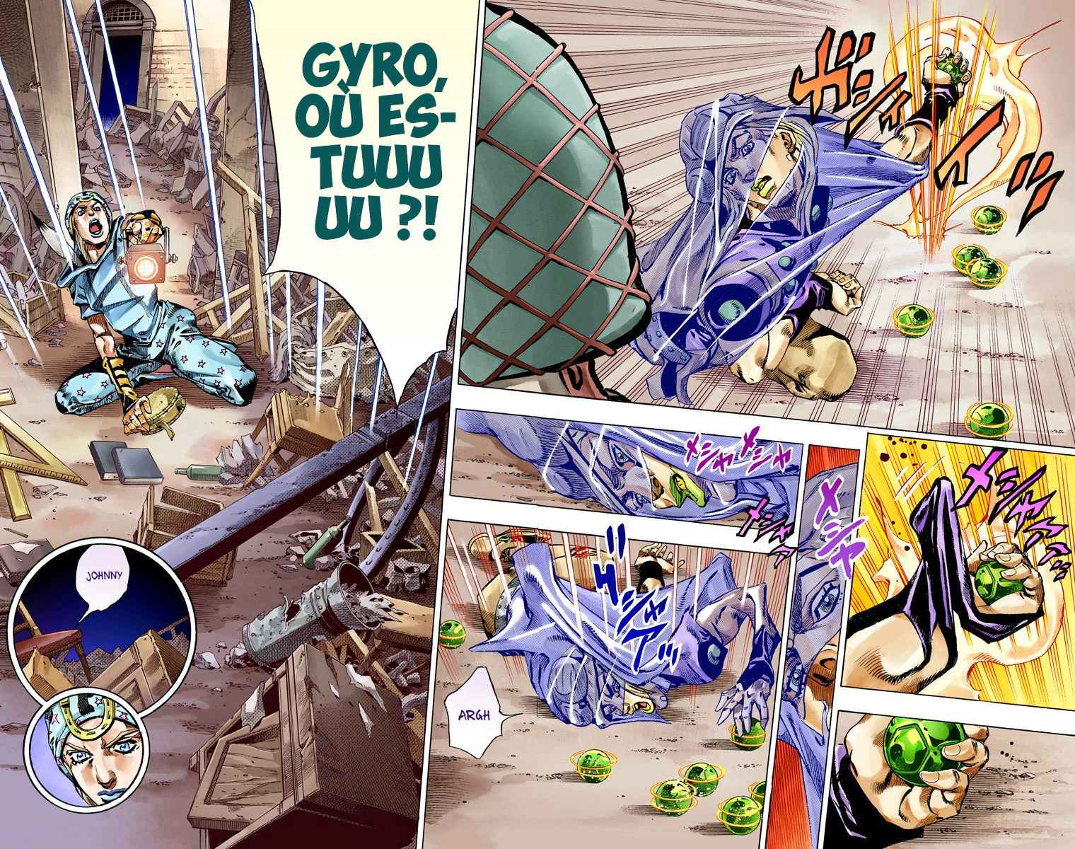 Read JoJo's Bizarre Adventure Part 7 Steel Ball Run Official Colored FR Manga Online