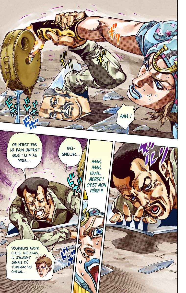 Read JoJo's Bizarre Adventure Part 7 Steel Ball Run Official Colored FR Manga Online