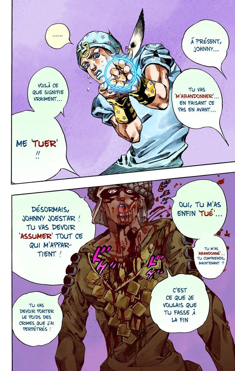 Read JoJo's Bizarre Adventure Part 7 Steel Ball Run Official Colored FR Manga Online