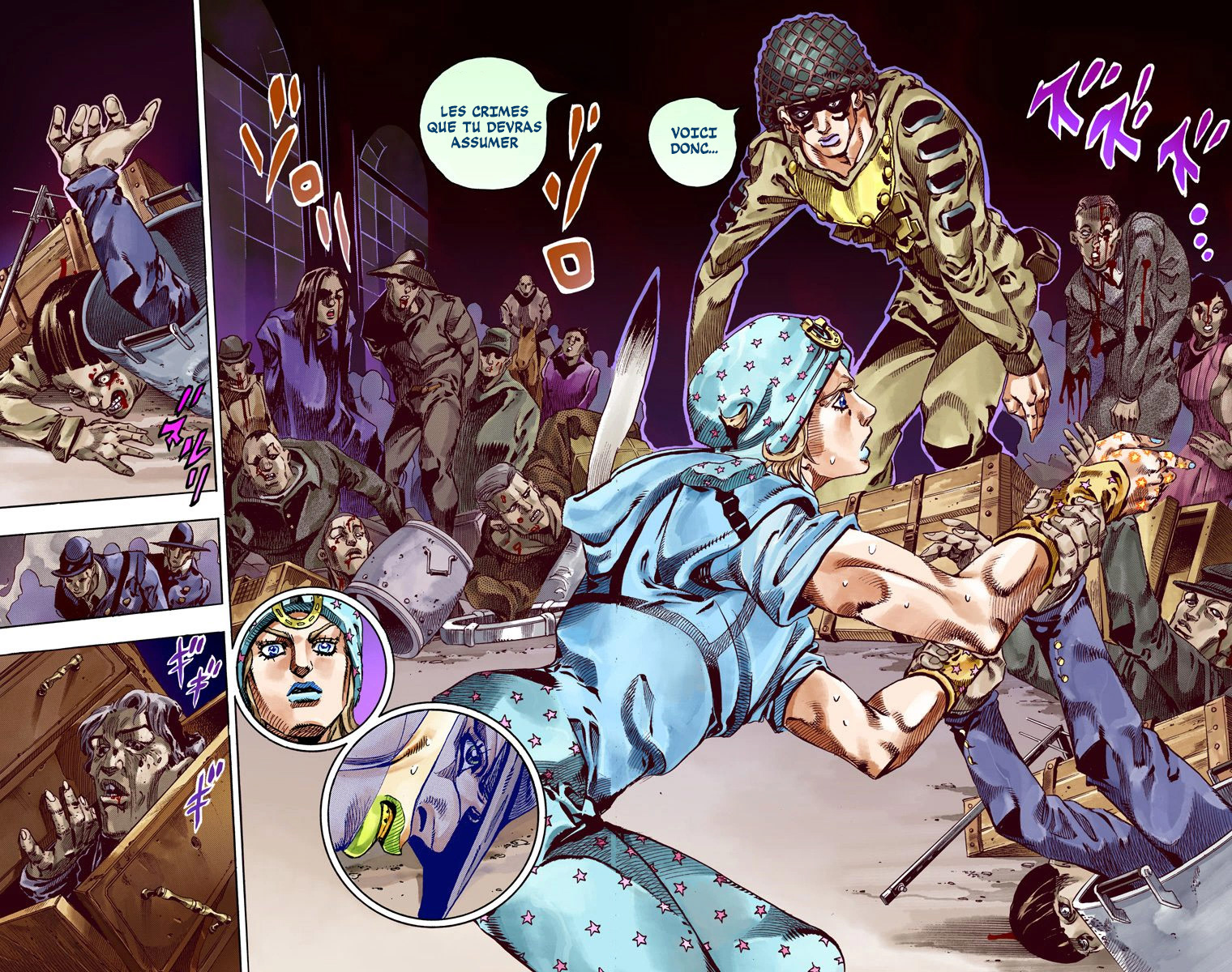 Read JoJo's Bizarre Adventure Part 7 Steel Ball Run Official Colored FR Manga Online