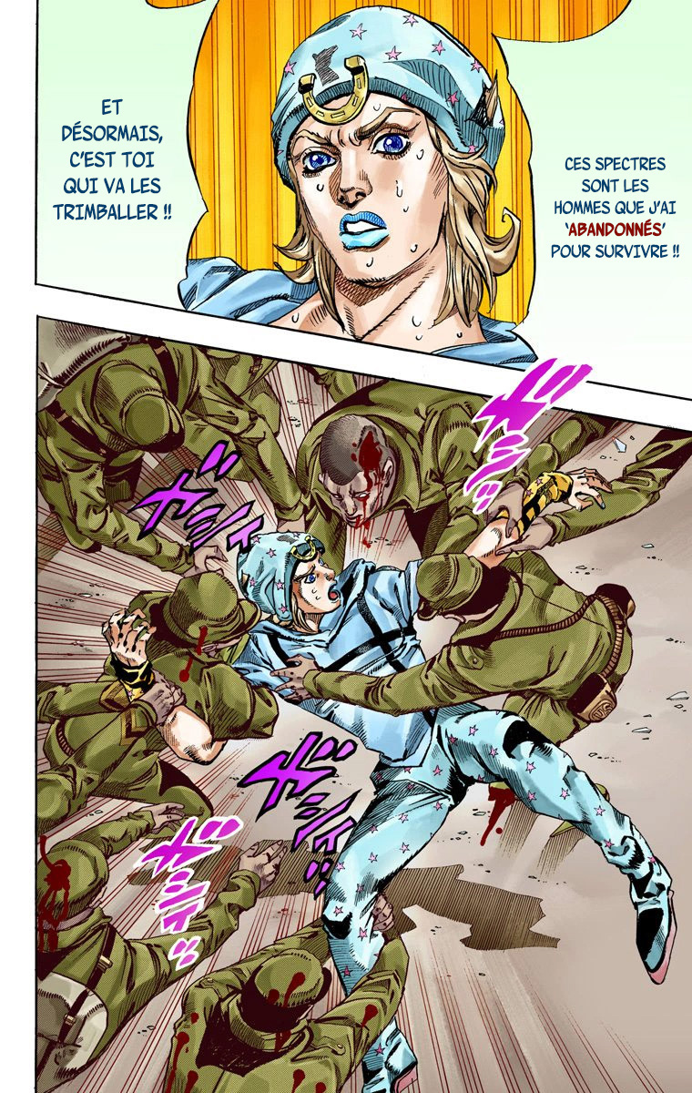 Read JoJo's Bizarre Adventure Part 7 Steel Ball Run Official Colored FR Manga Online