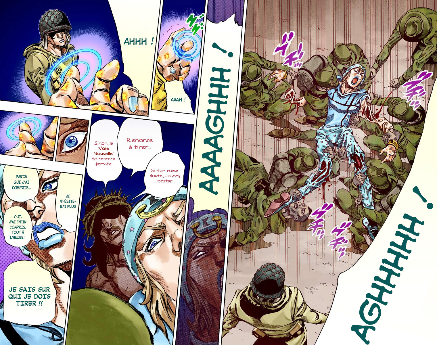 Read JoJo's Bizarre Adventure Part 7 Steel Ball Run Official Colored FR Manga Online