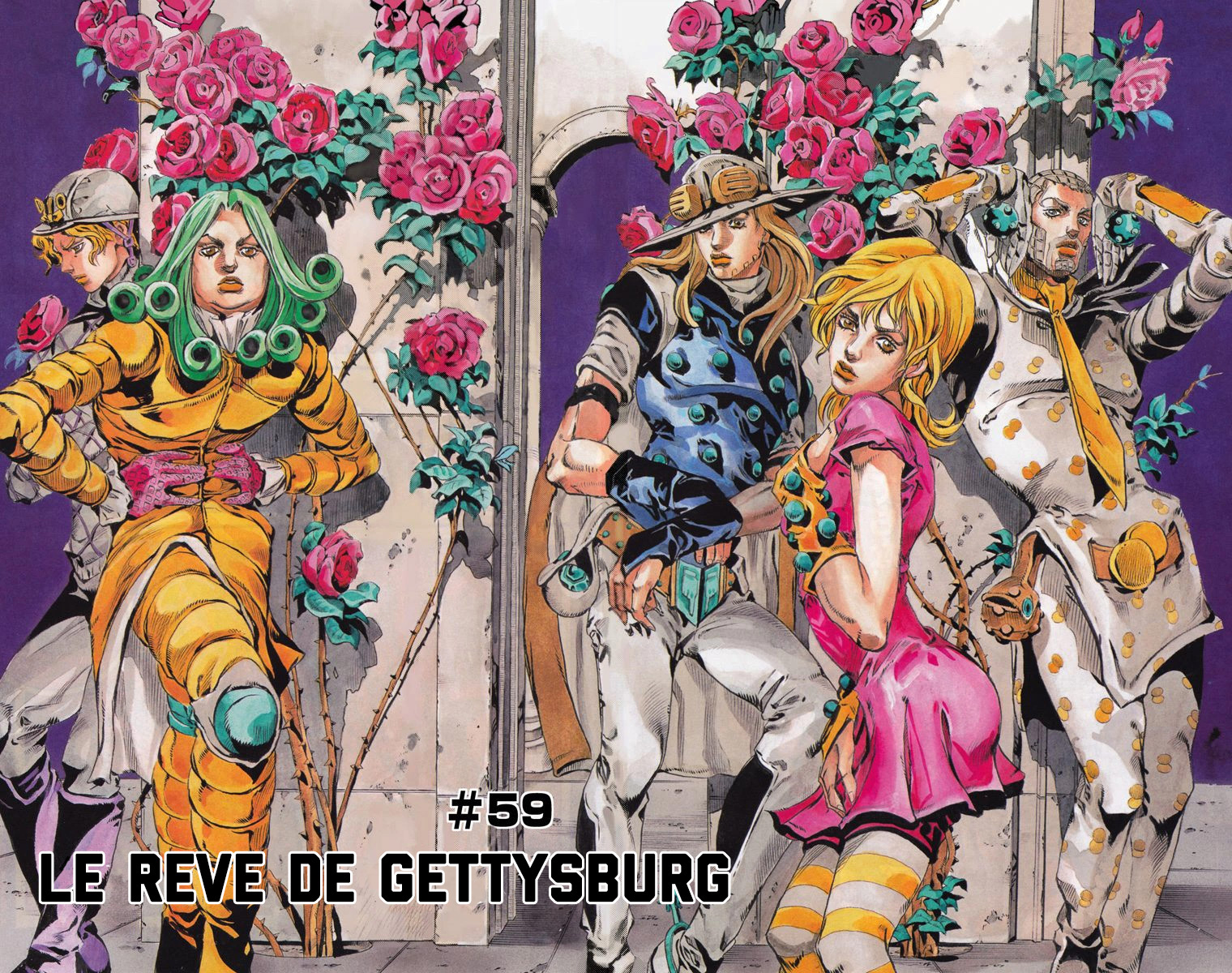 Read JoJo's Bizarre Adventure Part 7 Steel Ball Run Official Colored FR Manga Online