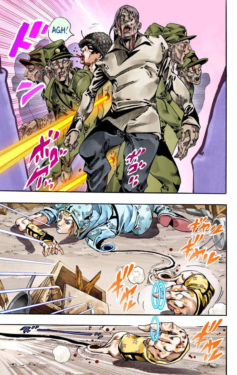 Read JoJo's Bizarre Adventure Part 7 Steel Ball Run Official Colored FR Manga Online
