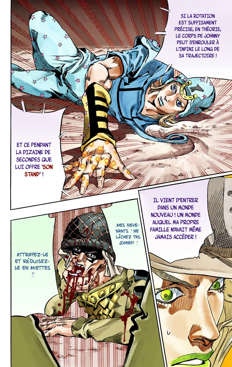 Read JoJo's Bizarre Adventure Part 7 Steel Ball Run Official Colored FR Manga Online