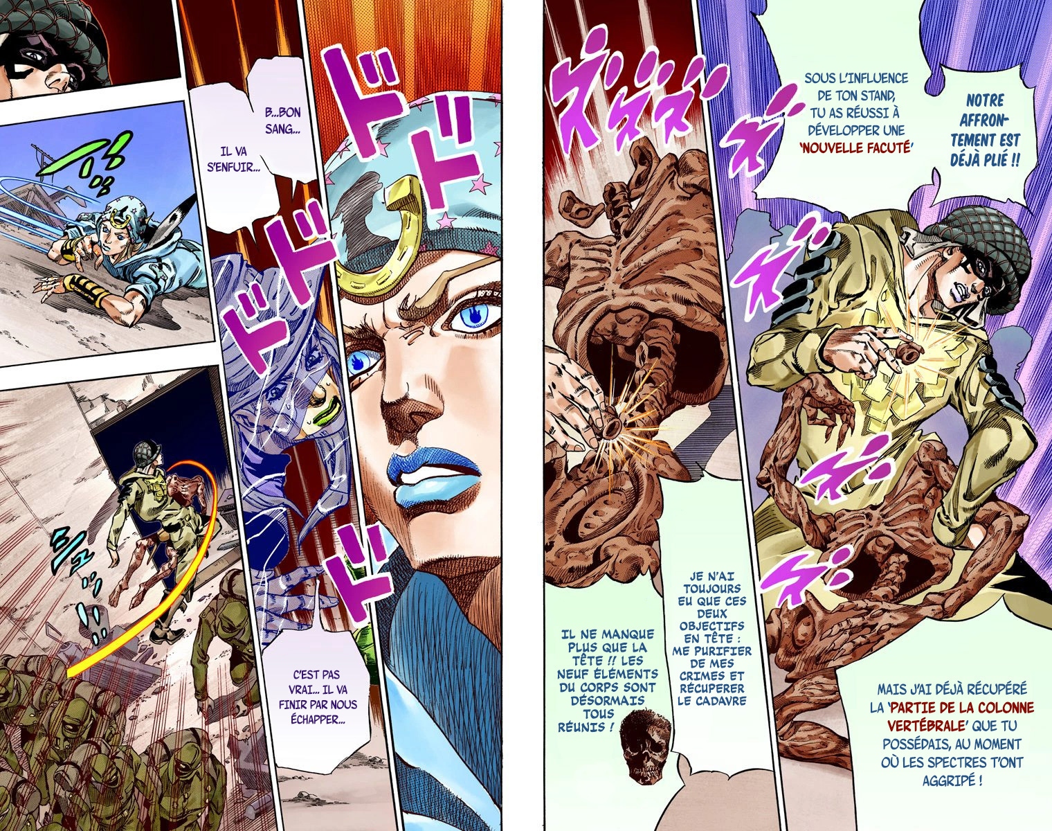 Read JoJo's Bizarre Adventure Part 7 Steel Ball Run Official Colored FR Manga Online