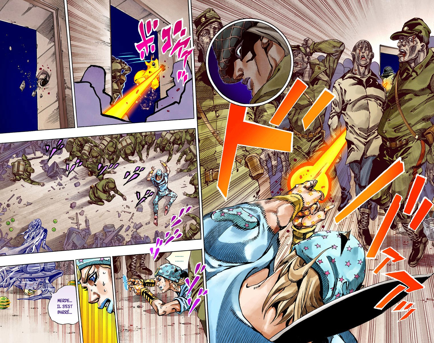 Read JoJo's Bizarre Adventure Part 7 Steel Ball Run Official Colored FR Manga Online