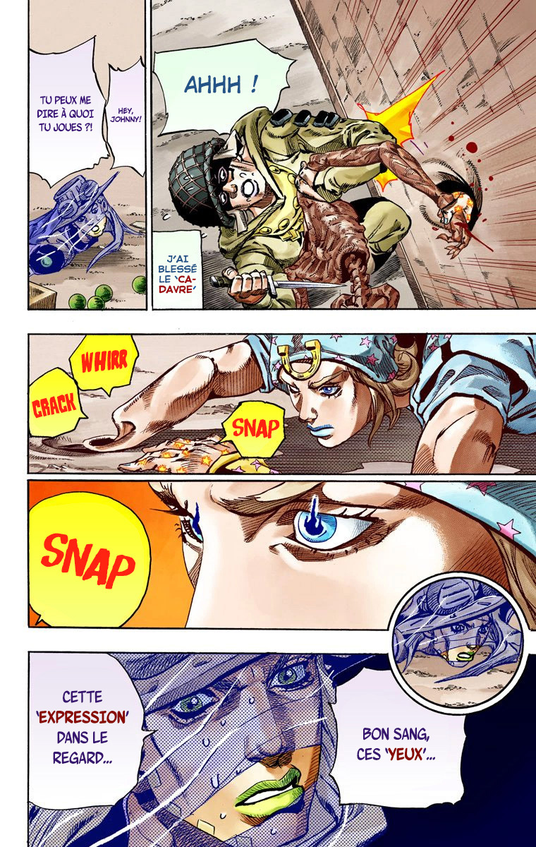 Read JoJo's Bizarre Adventure Part 7 Steel Ball Run Official Colored FR Manga Online