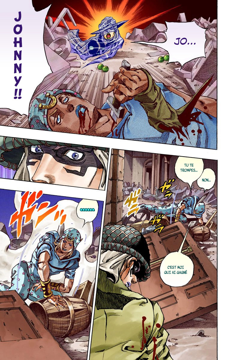 Read JoJo's Bizarre Adventure Part 7 Steel Ball Run Official Colored FR Manga Online