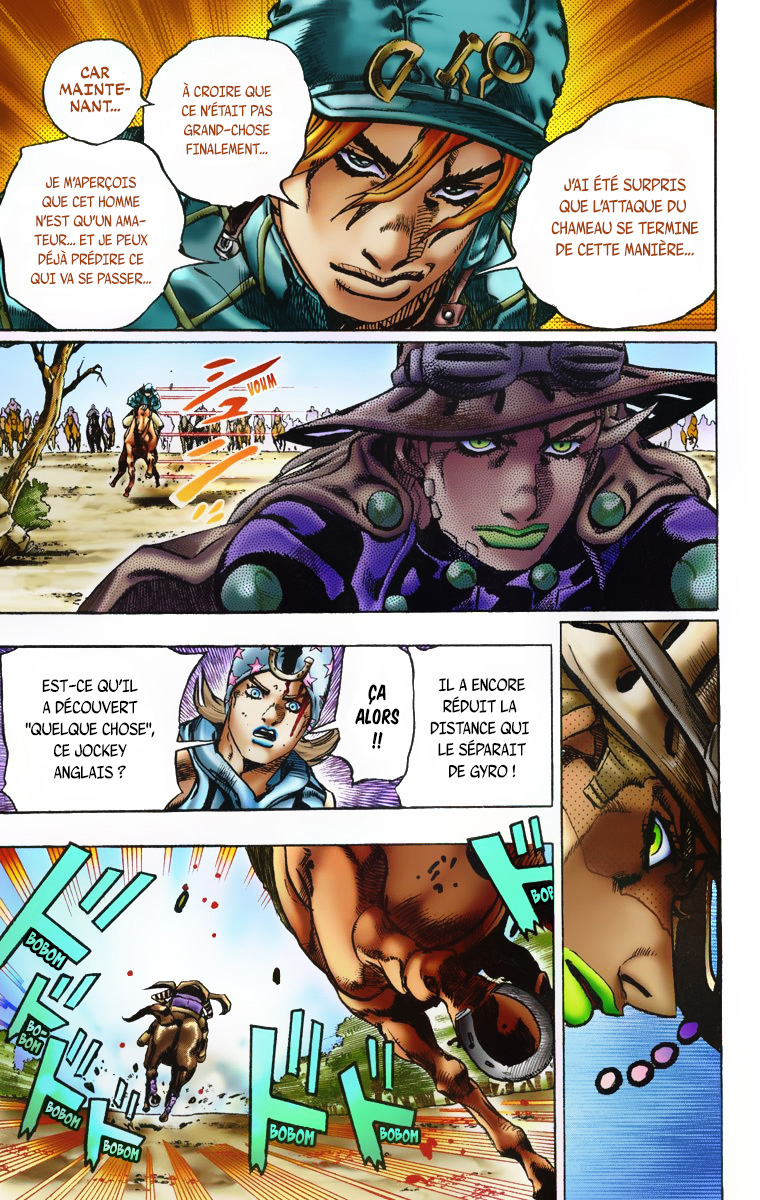 Read JoJo's Bizarre Adventure Part 7 Steel Ball Run Official Colored FR Manga Online