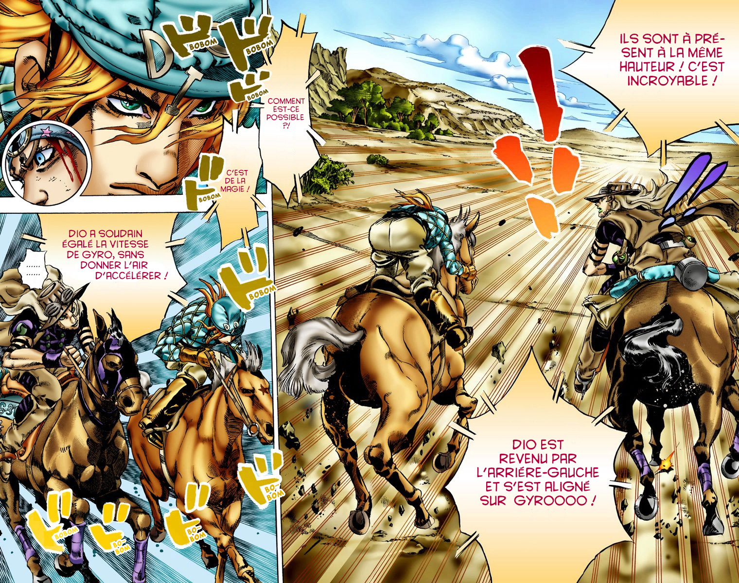 Read JoJo's Bizarre Adventure Part 7 Steel Ball Run Official Colored FR Manga Online