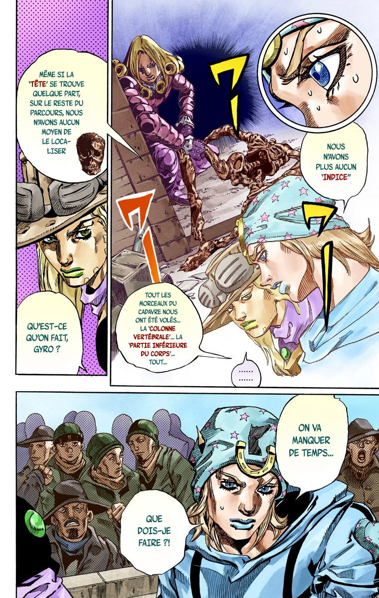 Read JoJo's Bizarre Adventure Part 7 Steel Ball Run Official Colored FR Manga Online