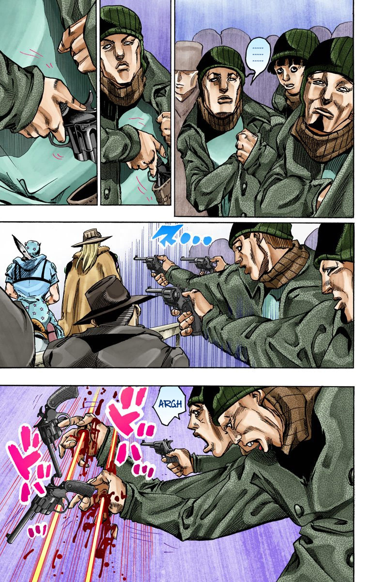 Read JoJo's Bizarre Adventure Part 7 Steel Ball Run Official Colored FR Manga Online