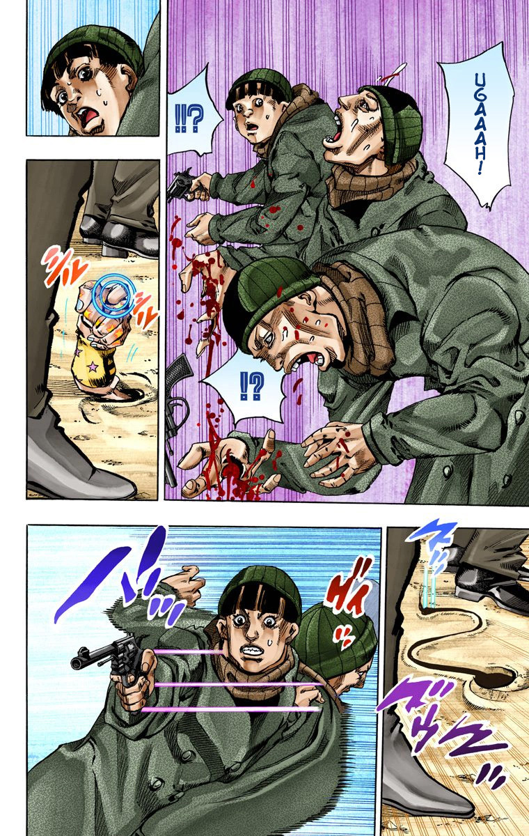Read JoJo's Bizarre Adventure Part 7 Steel Ball Run Official Colored FR Manga Online