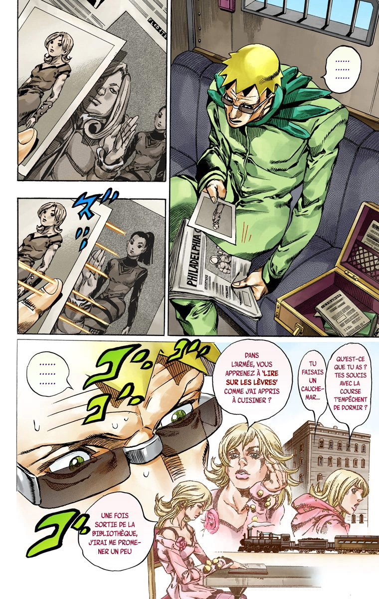 Read JoJo's Bizarre Adventure Part 7 Steel Ball Run Official Colored FR Manga Online