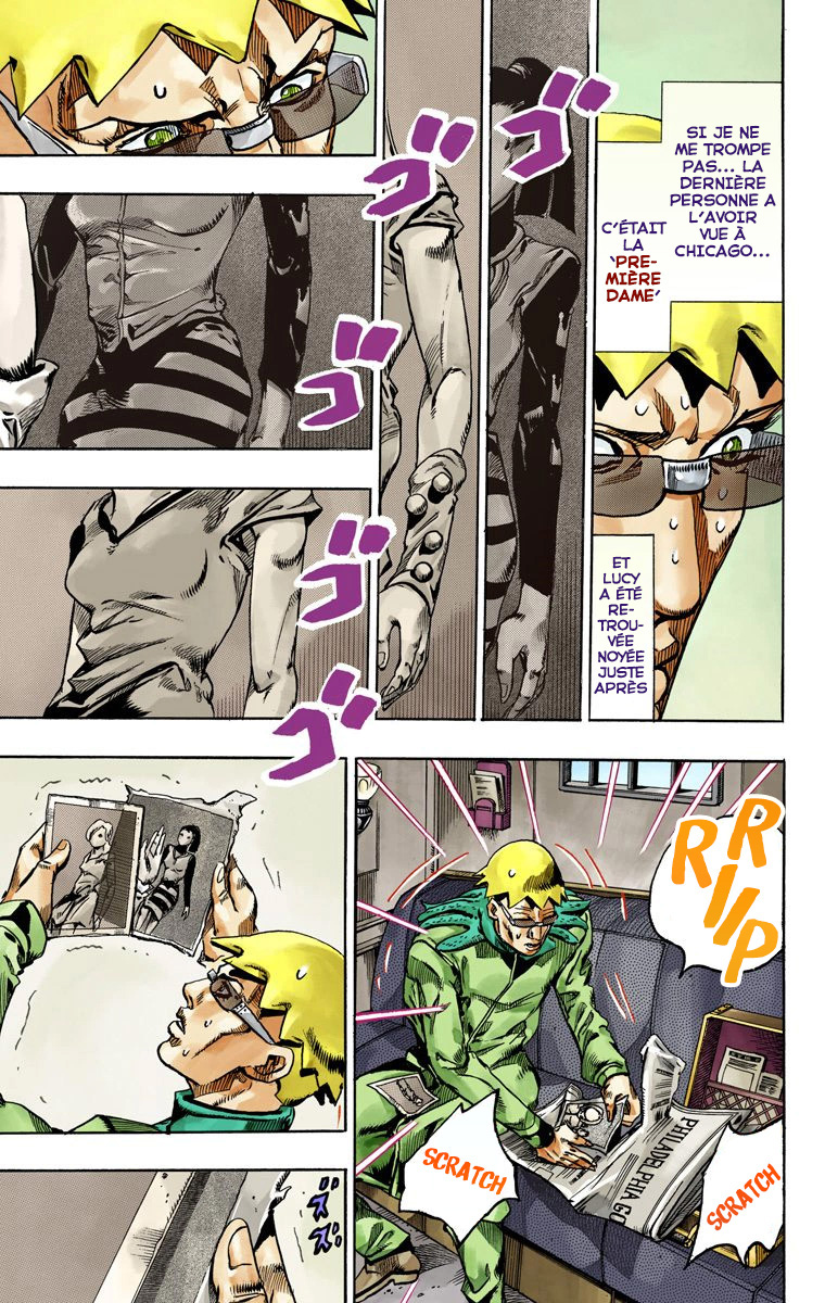 Read JoJo's Bizarre Adventure Part 7 Steel Ball Run Official Colored FR Manga Online