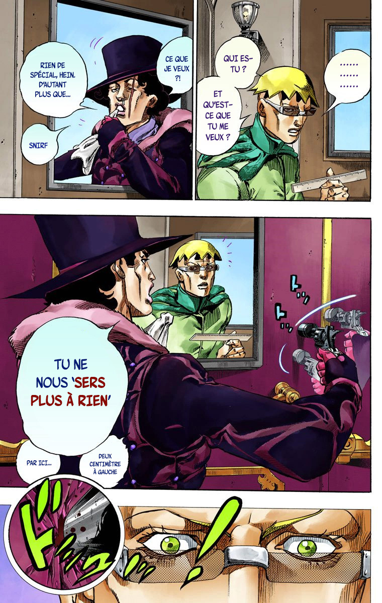Read JoJo's Bizarre Adventure Part 7 Steel Ball Run Official Colored FR Manga Online